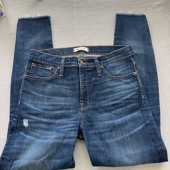 New ~ MADEWELL ~ High-Rise ~Destructed-Hem Edition. ~s z 30 - Picture 4 of 8